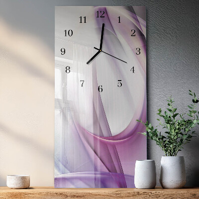 Horloge murale verticale Abstraction