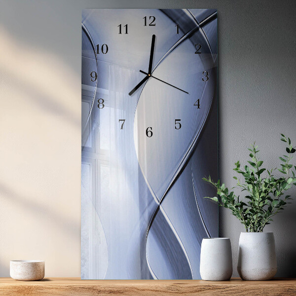 Horloge murale verticale Abstraction