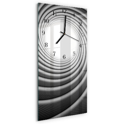 Horloge murale verticale Vortex