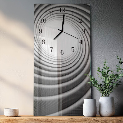 Horloge murale verticale Vortex
