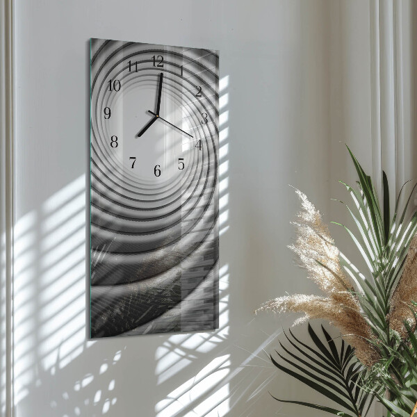 Horloge murale verticale Vortex