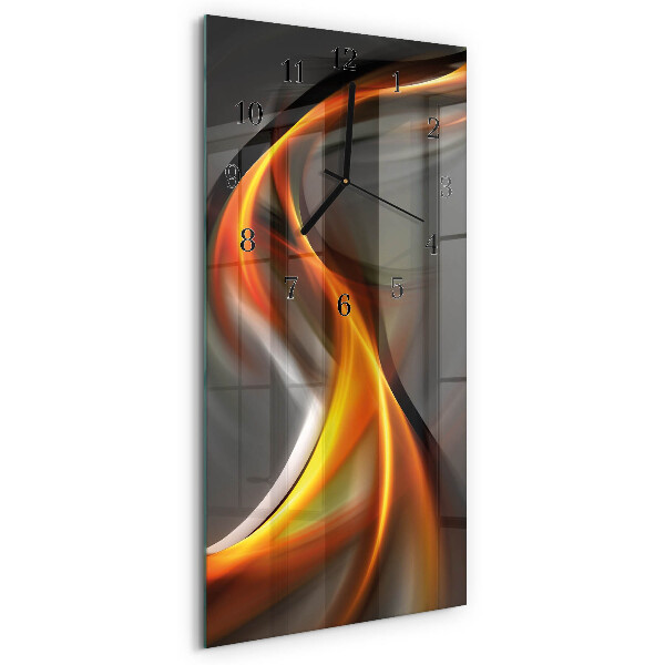Horloge murale verticale Abstraction