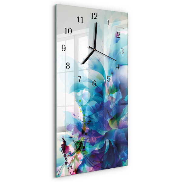Horloge murale verticale Abstraction