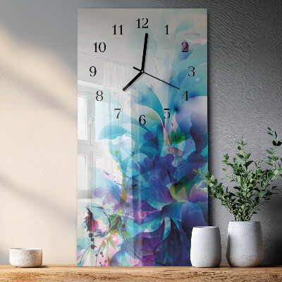 Horloge murale verticale Abstraction
