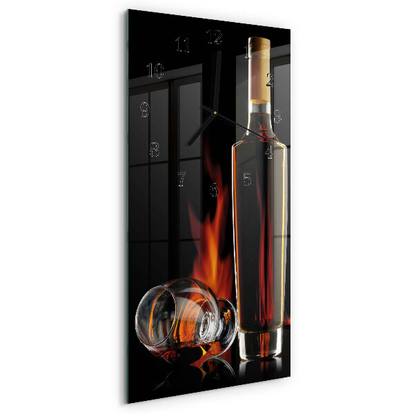 Horloge murale verticale Alcool