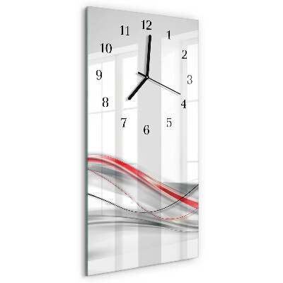 Horloge murale verticale Courbe