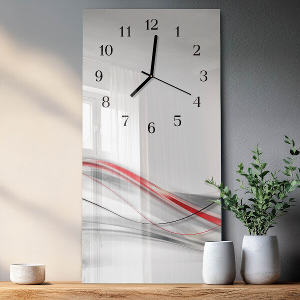 Horloge murale verticale Courbe