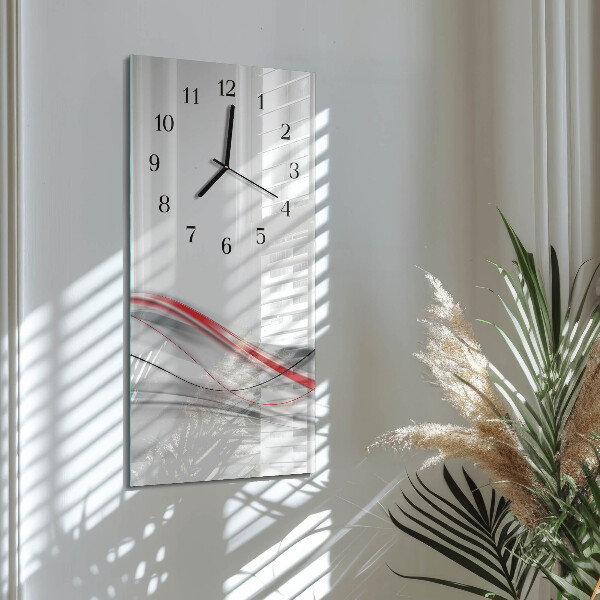 Horloge murale verticale Courbe