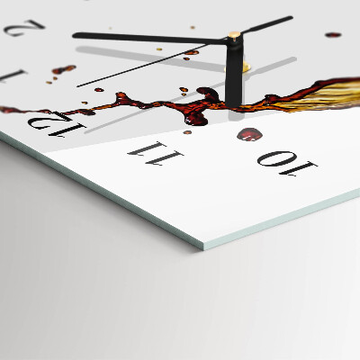 Horloge murale verticale Café