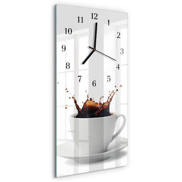 Horloge murale verticale Café
