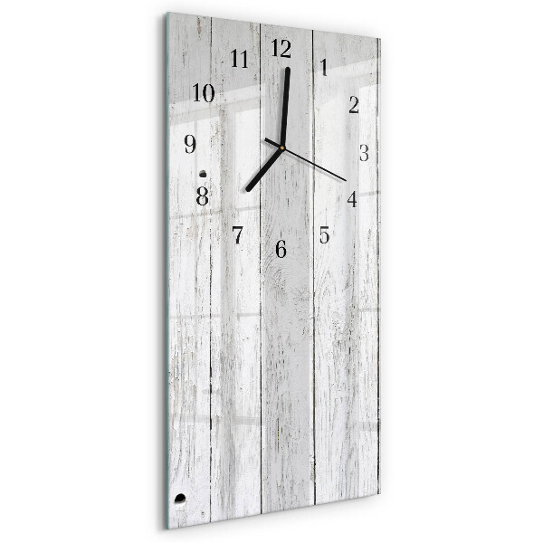Horloge murale verticale Bois