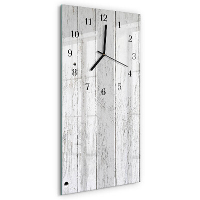 Horloge murale verticale Bois