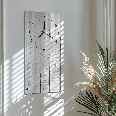 Horloge murale verticale Bois