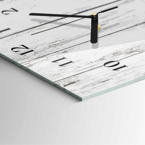 Horloge murale verticale Bois