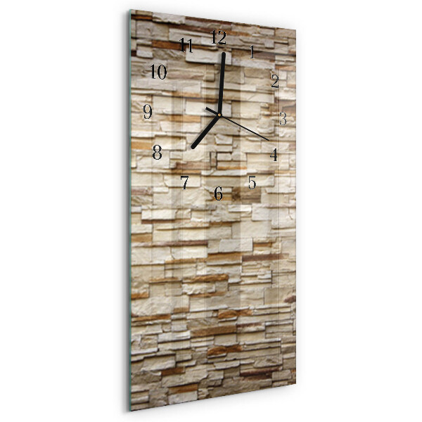Horloge murale verticale Mâchefer
