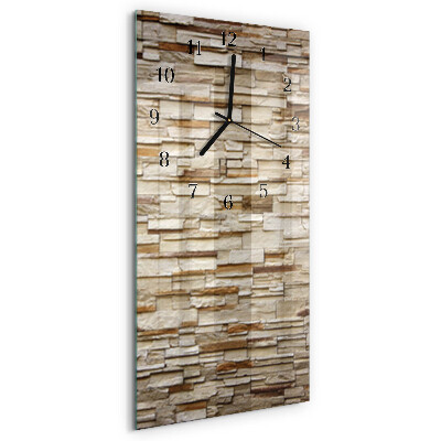 Horloge murale verticale Mâchefer