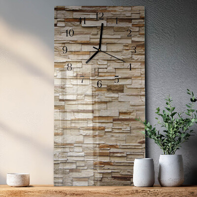 Horloge murale verticale Mâchefer