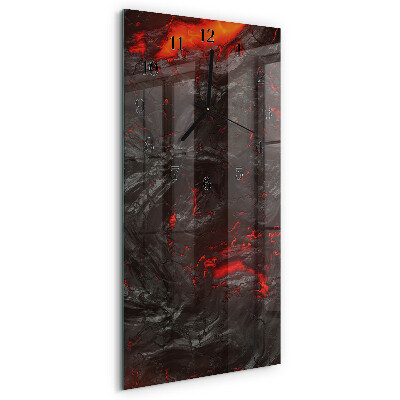 Horloge murale verticale Lave