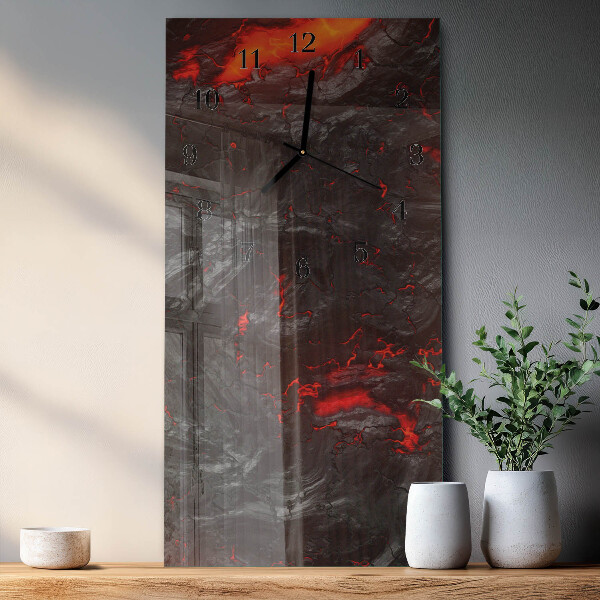 Horloge murale verticale Lave