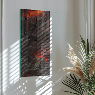 Horloge murale verticale Lave
