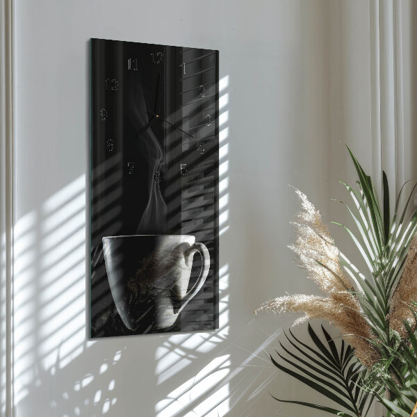 Horloge murale verticale Tasse