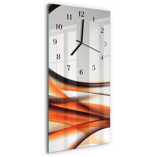 Horloge murale verticale Abstraction
