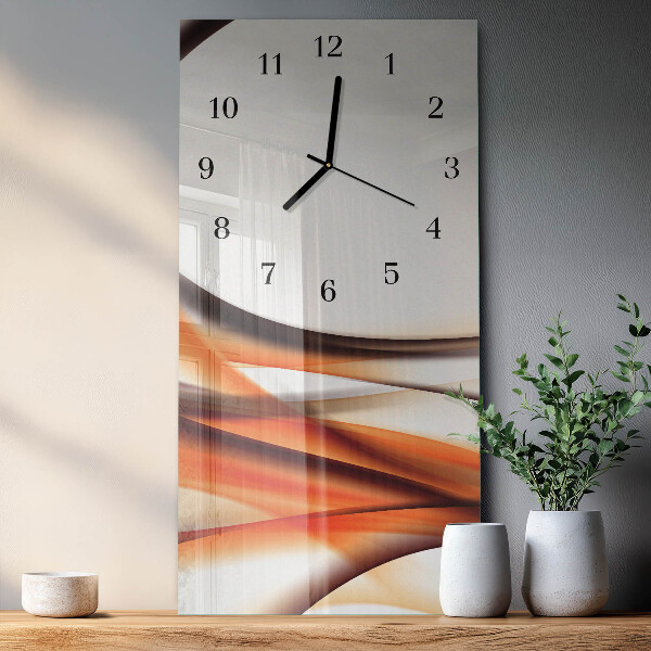 Horloge murale verticale Abstraction
