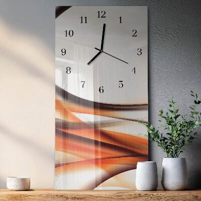 Horloge murale verticale Abstraction