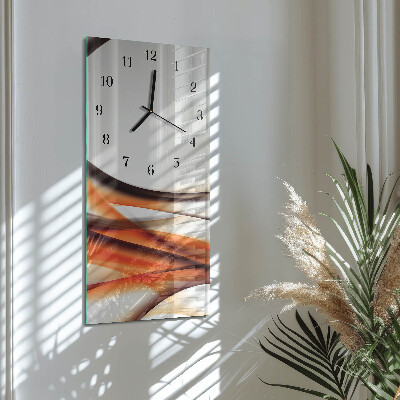 Horloge murale verticale Abstraction
