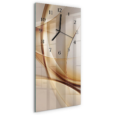 Horloge murale verticale Abstraction