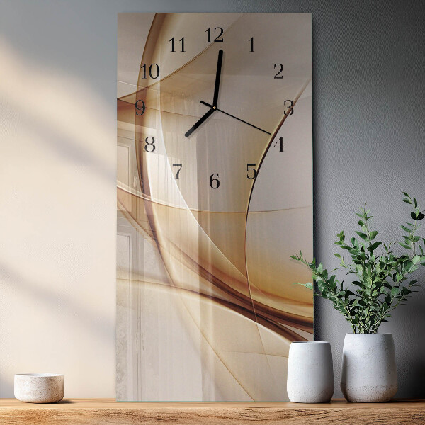 Horloge murale verticale Abstraction