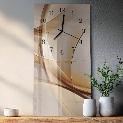 Horloge murale verticale Abstraction