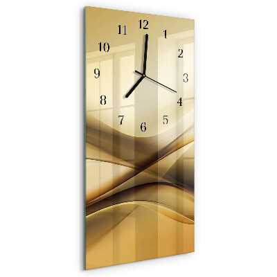 Horloge murale verticale Abstraction
