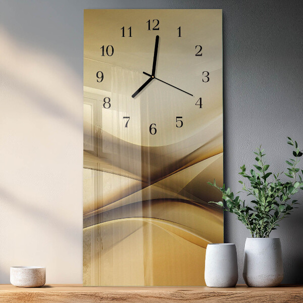 Horloge murale verticale Abstraction