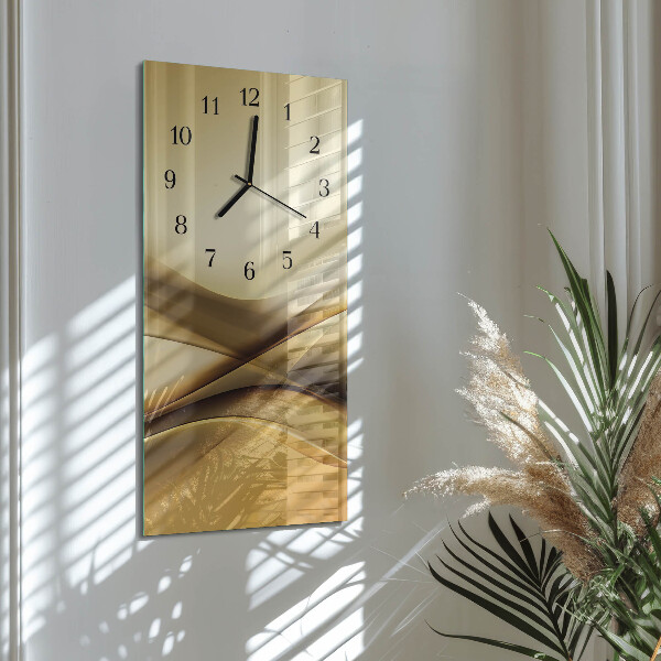Horloge murale verticale Abstraction