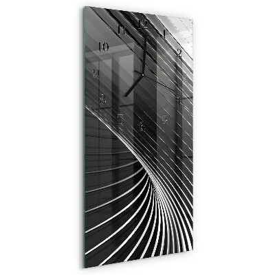Horloge murale verticale Abstraction