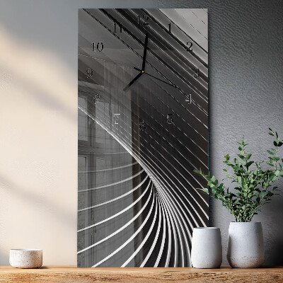 Horloge murale verticale Abstraction
