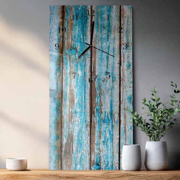 Horloge murale verticale Bois