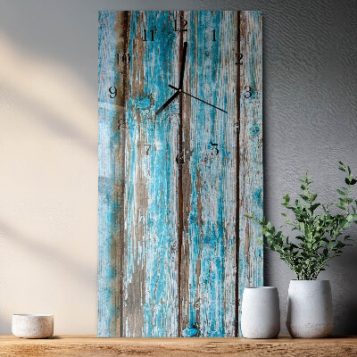 Horloge murale verticale Bois