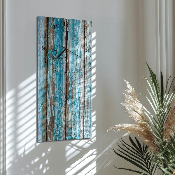 Horloge murale verticale Bois