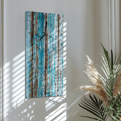 Horloge murale verticale Bois
