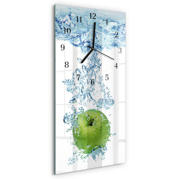 Horloge murale verticale Eau de pomme