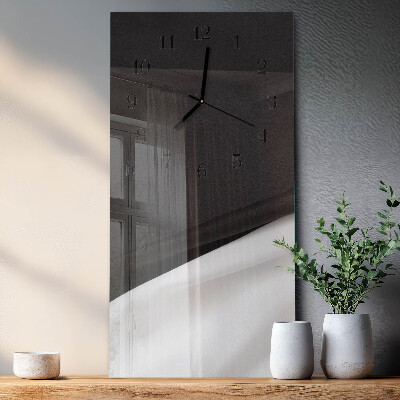 Horloge murale verticale Contraste
