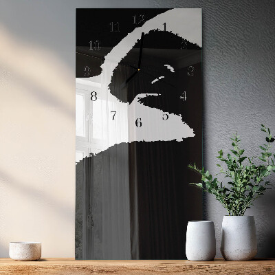 Horloge murale verticale Abstraction