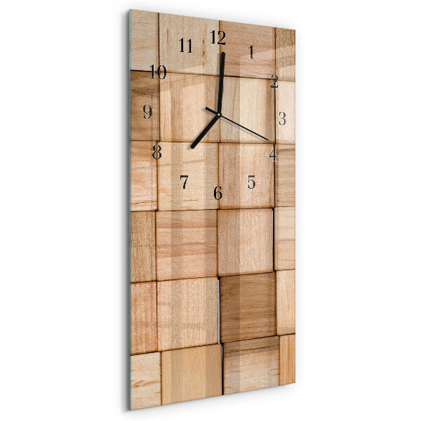 Horloge murale verticale Blocs de jeu