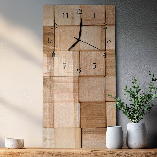 Horloge murale verticale Blocs de jeu