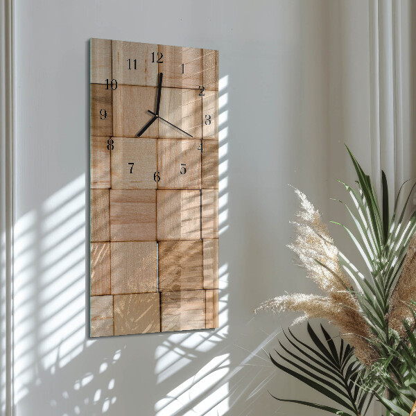 Horloge murale verticale Blocs de jeu