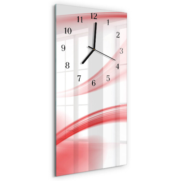 Horloge murale verticale Art abstrait