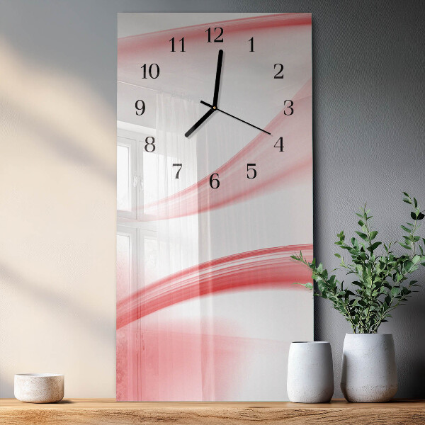 Horloge murale verticale Art abstrait