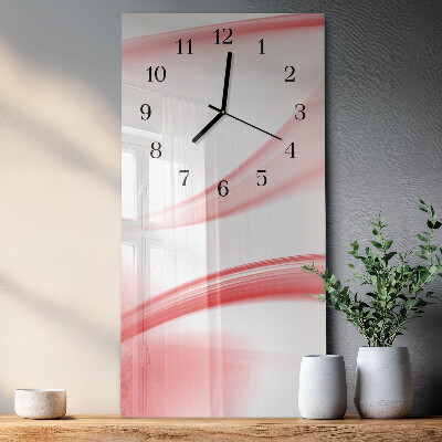 Horloge murale verticale Art abstrait